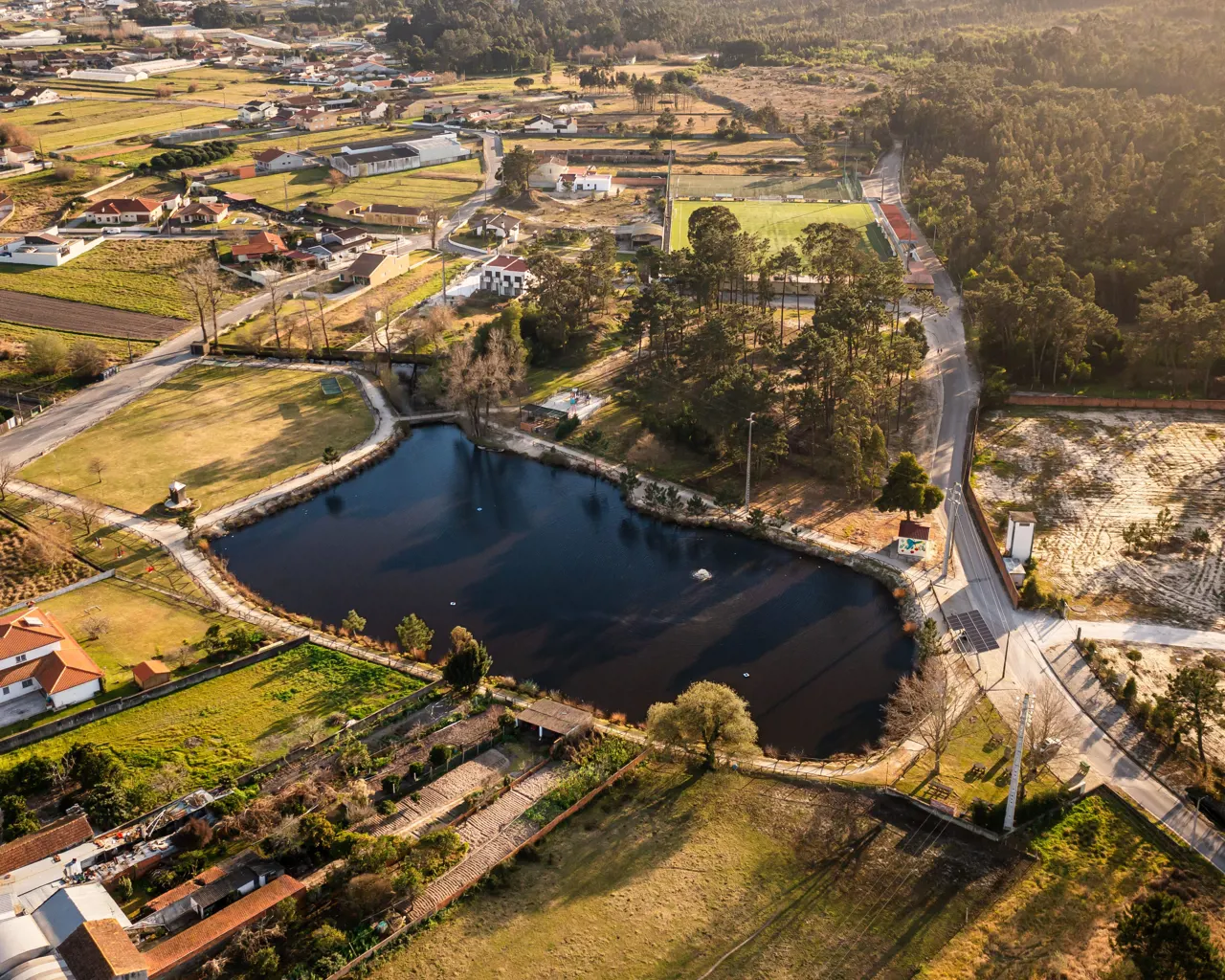 Calvão Lagoon and Park